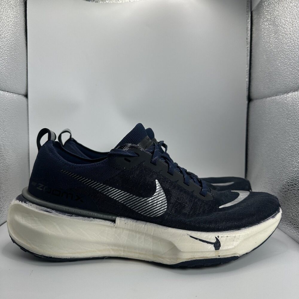 Nike ZoomX Invincible Run Flyknit 3 Shoes Mens Size 11.5 Navy 2023 DR2615-400